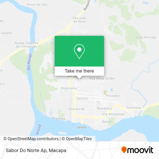 Sabor Do Norte Ap map