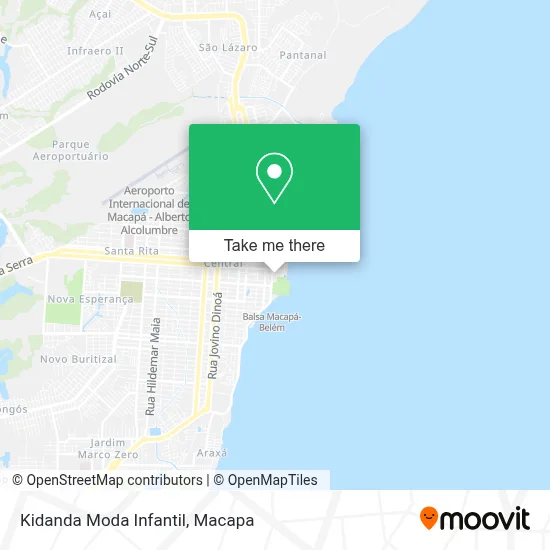 Kidanda Moda Infantil map