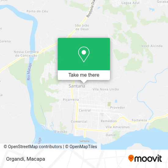 Organdi map