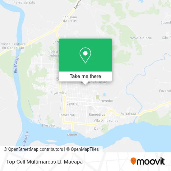 Top Cell Multimarcas Ll map