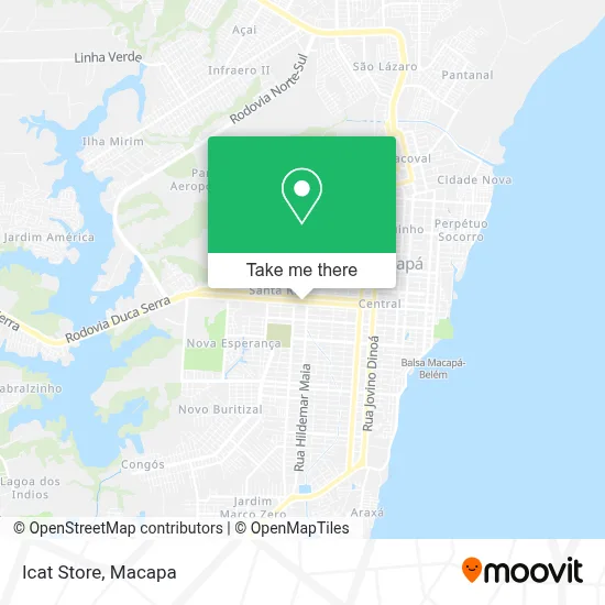 Icat Store map