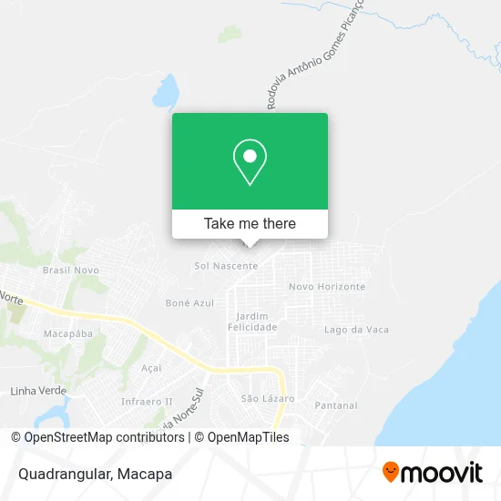 Quadrangular map