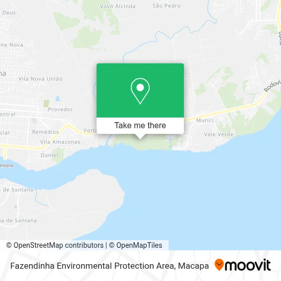 Fazendinha Environmental Protection Area map