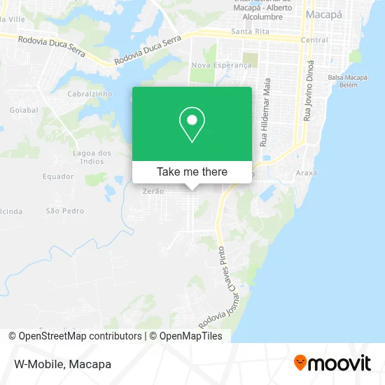 W-Mobile map