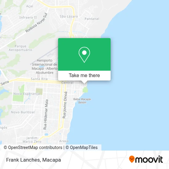 Frank Lanches map