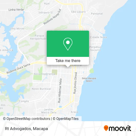 Rt Advogados map