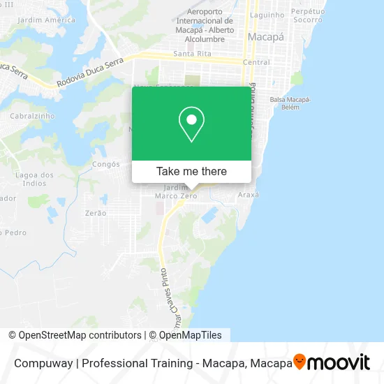 Compuway | Professional Training - Macapa map