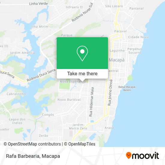 Rafa Barbearia map