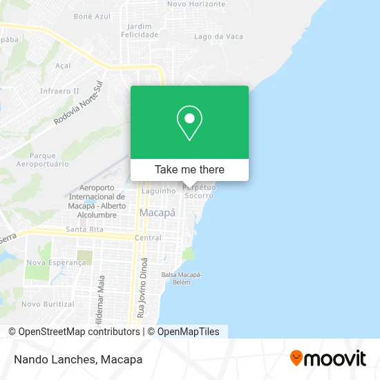 Nando Lanches map