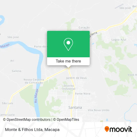 Monte & Filhos Ltda map