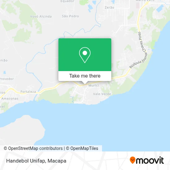 Handebol Unifap map