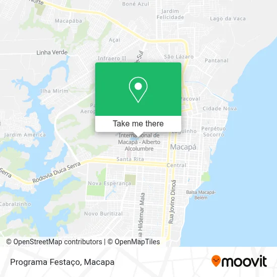 Programa Festaço map