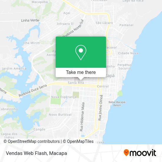 Vendas Web Flash map