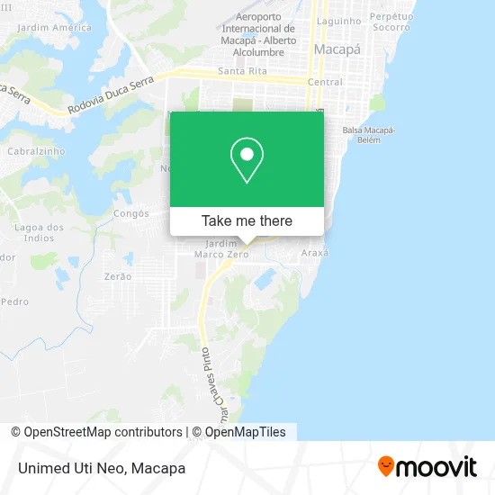Unimed Uti Neo map