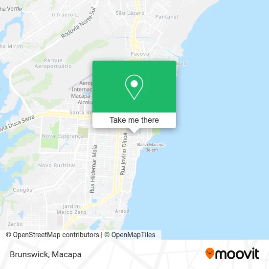 Brunswick map