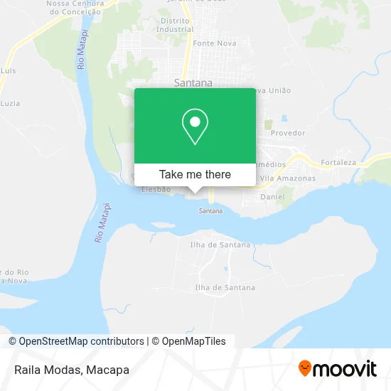 Raila Modas map