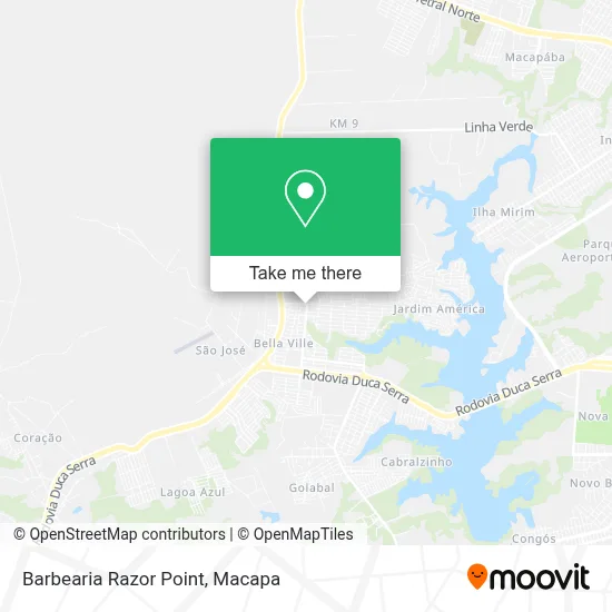Barbearia Razor Point map