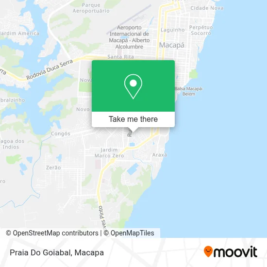 Praia Do Goiabal map