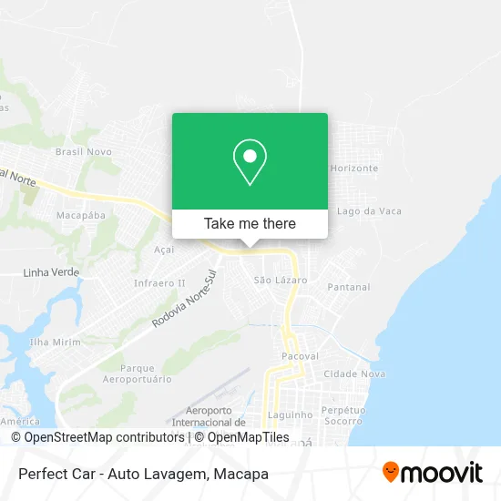 Perfect Car - Auto Lavagem map