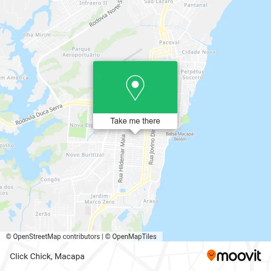 Click Chick map