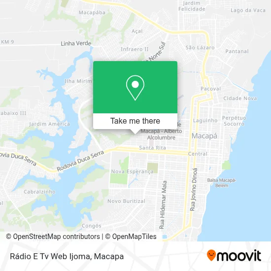 Rádio E Tv Web Ijoma map