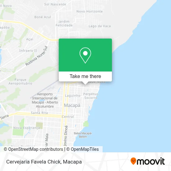 Cervejaria Favela Chick map