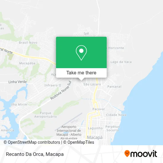 Recanto Da Orca map