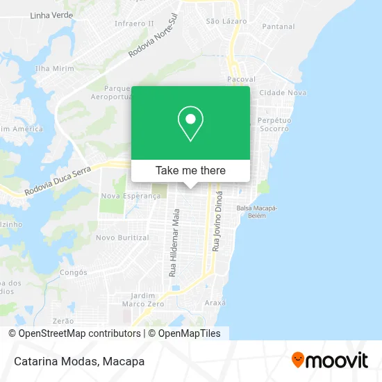 Catarina Modas map