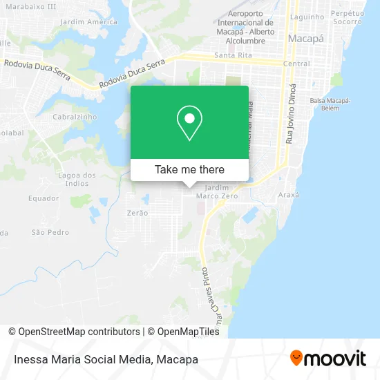 Inessa Maria Social Media map