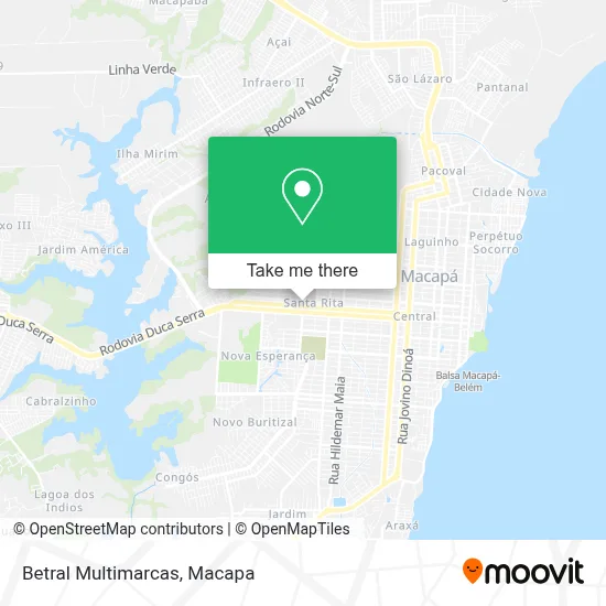 Betral Multimarcas map