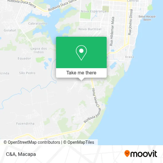 C&A map