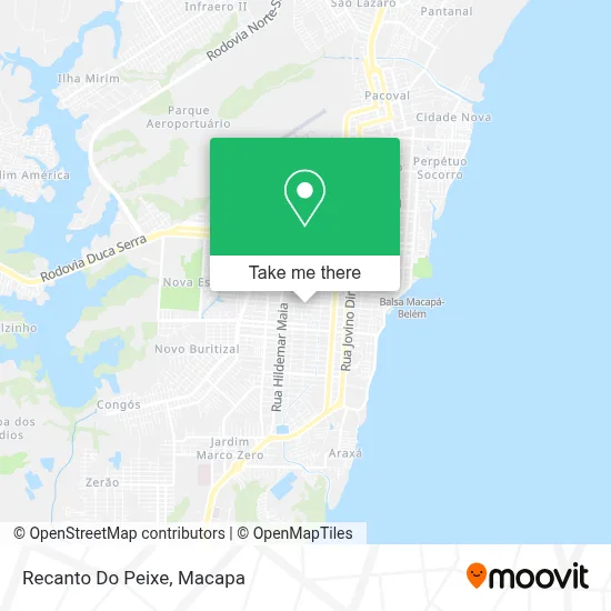 Recanto Do Peixe map