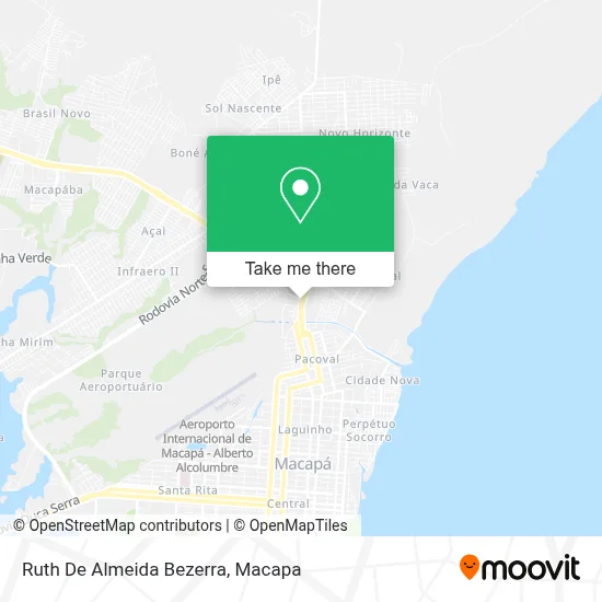 Ruth De Almeida Bezerra map
