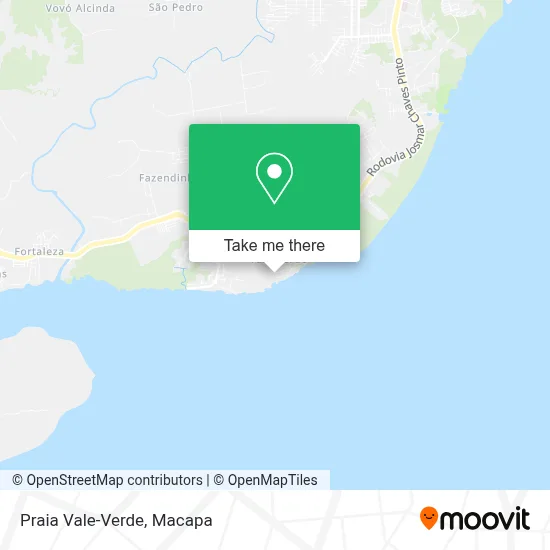Praia Vale-Verde map