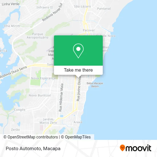 Posto Automoto map