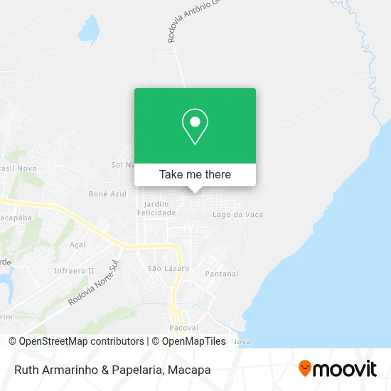 Ruth Armarinho & Papelaria map