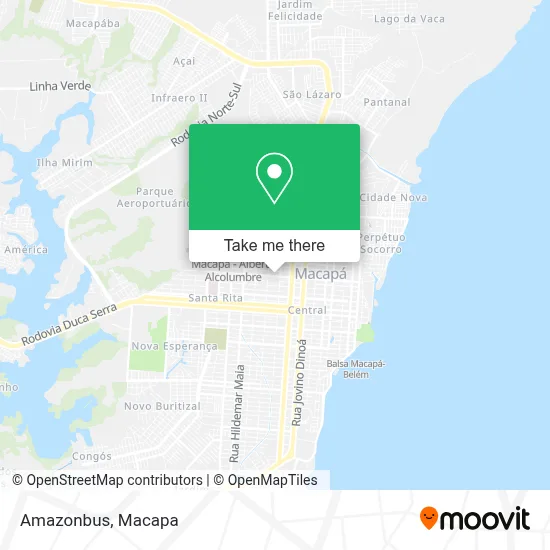 Amazonbus map