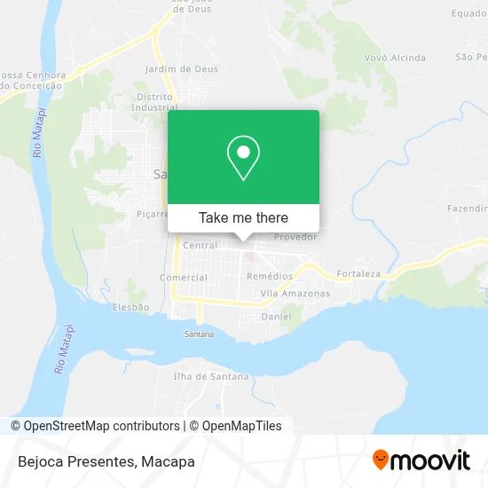 Bejoca Presentes map