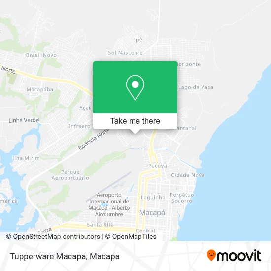 Tupperware Macapa map