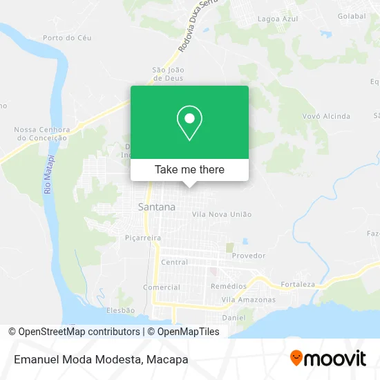 Emanuel Moda Modesta map