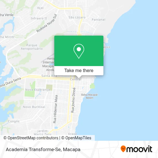 Academia Transforme-Se map