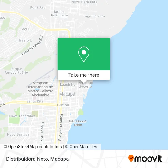 Distribuidora Neto map