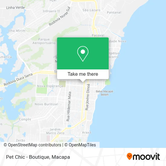 Pet Chic - Boutique map