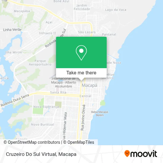 Cruzeiro Do Sul Virtual map