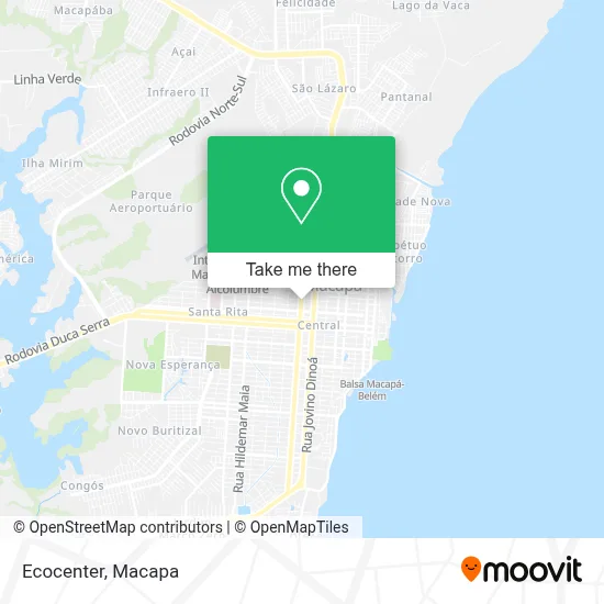 Ecocenter map