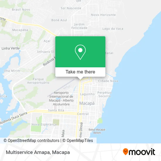 Multiservice Amapa map