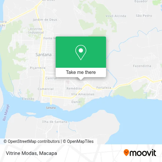 Vitrine Modas map