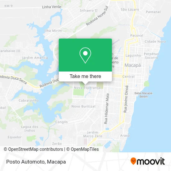Posto Automoto map