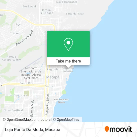 Loja Ponto Da Moda map