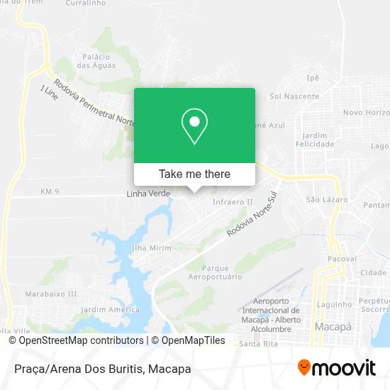 Praça/Arena Dos Buritis map